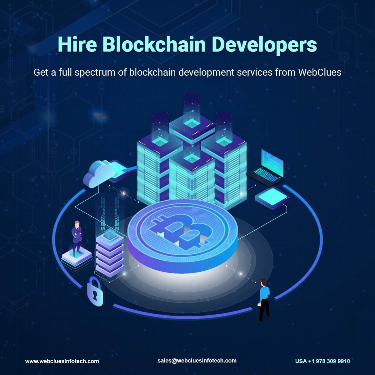 WebCluesInfo's tweet photo. Get a full spectrum of blockchain development services from @WebCluesInfo. Our blockchain developers have worked on a broad range of blockchain applications across several industry verticals.

Visit: https://t.co/krVTM0MeGn

#hireblockchaindevelopers #blockchaindevelopment https://t.co/HJU1X45DHh