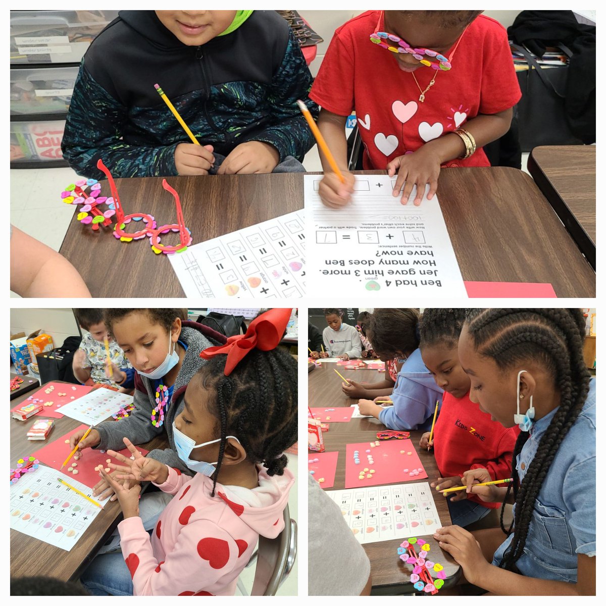 Meeting with our first grade Buddy Class....building relationships, learning, and having fun.