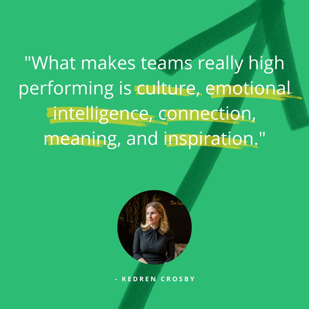 DrKeithEigel's tweet photo. What makes teams really high performing is culture, emotional intelligence, connection, meaning, and inspiration.
Kedren Crosby

Listen to the full conversation here: https://t.co/8rDQLdQMAb https://t.co/PWbkXpsbNY