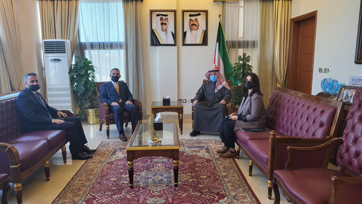 Gjatë takimit me Asistent Ministrin për Çështjet e Evropës të Mpj-së kuvajtiane Ambasador Naser Alhain, ku u bisedua rreth marrëdhënieve shumë të mira që ekzistojnë ndërmjet dy vendeve tona.