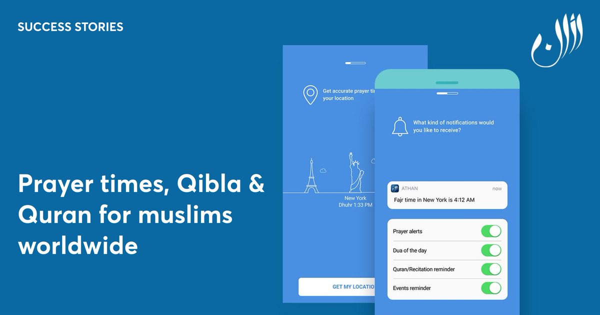 VentureDive's tweet photo. Athan, a joint venture of #IslamicFinder and #VentureDive is a #mobileapp for #Muslims, assisting their daily prayer, and reciting #Quran on the go.🤗
Featured at the #Google App Summit as the fastest-growing app in the APAC region.🌎
Case study: https://t.co/lOe3YA5h8q
#Athan https://t.co/rARyGNVK76