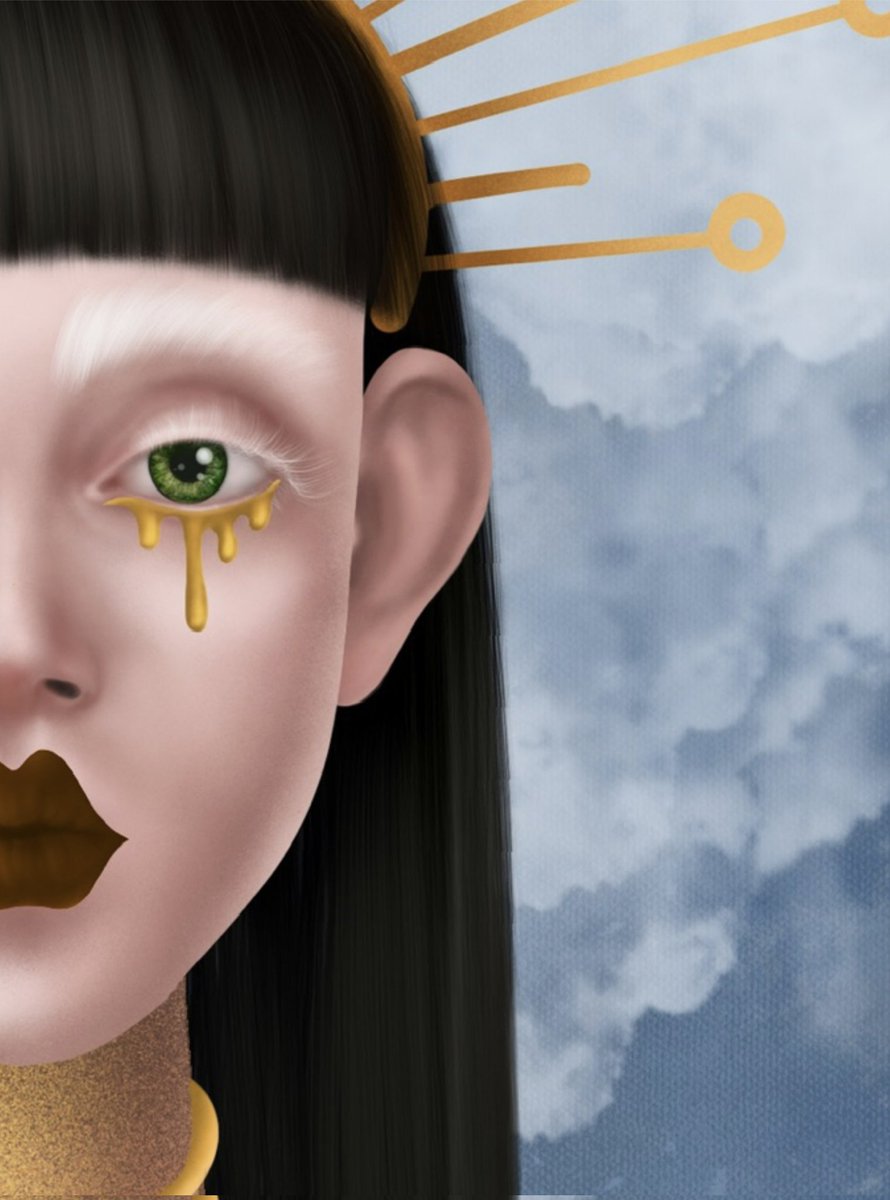 vladishay's tweet photo. Each image is unique to me. 
Just look into her eyes and feel the connection. Something about her might remind you of yourself, she might have a similar story, or she can be the image you aspire to. 

Share your thoughts, and pls RT🙏

#nft #NFTs #NFTCollection https://t.co/QtPEVAsxxI