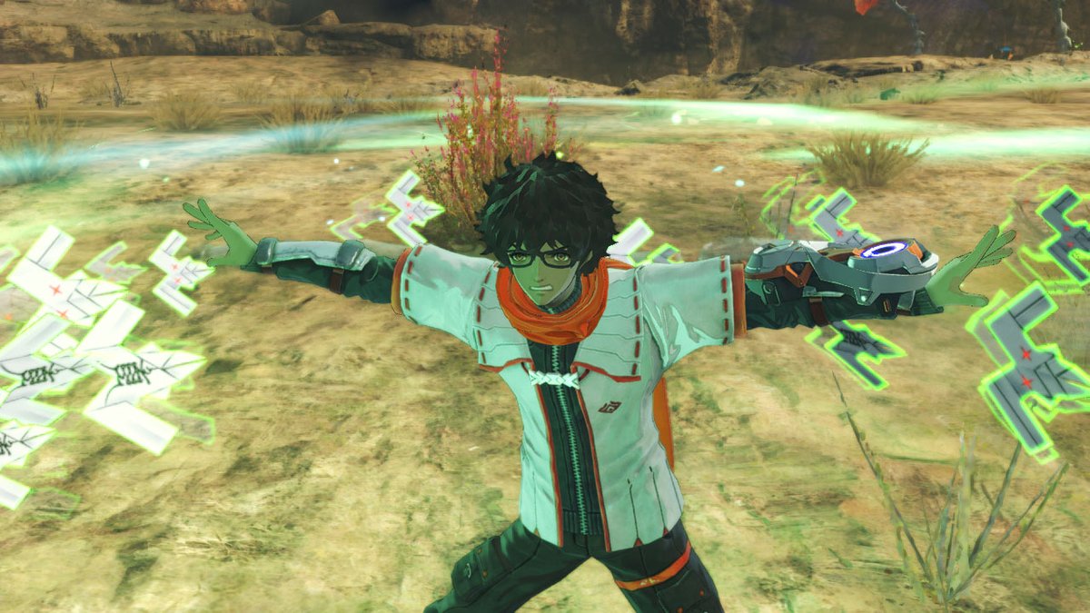 Таион — солдат Агнуса. В руках у него оружие, как будто сделанное из бумаги. На поле боя он отвечает за тактику и помогает Мои и Сэне, в первую очередь своим интеллектом. #XenobladeChronicles3