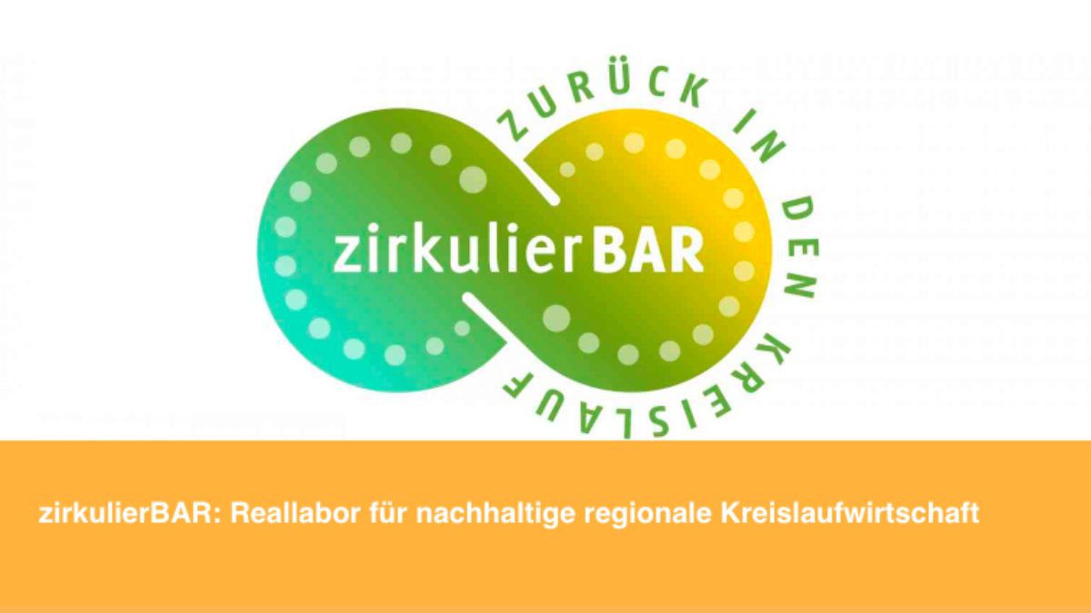 ++ Reallabor für nachhaltige regionale Kreislaufwirtschaft ++

Das Verbundvorhaben @ZirkulierBar erforscht eine kreislauforientierte Behandlung von Inhalten aus Trockentoiletten. Über erste Erkenntnisse informiert der projekteigene Newsletter.
Mehr Infos: bit.ly/3gRI2xI