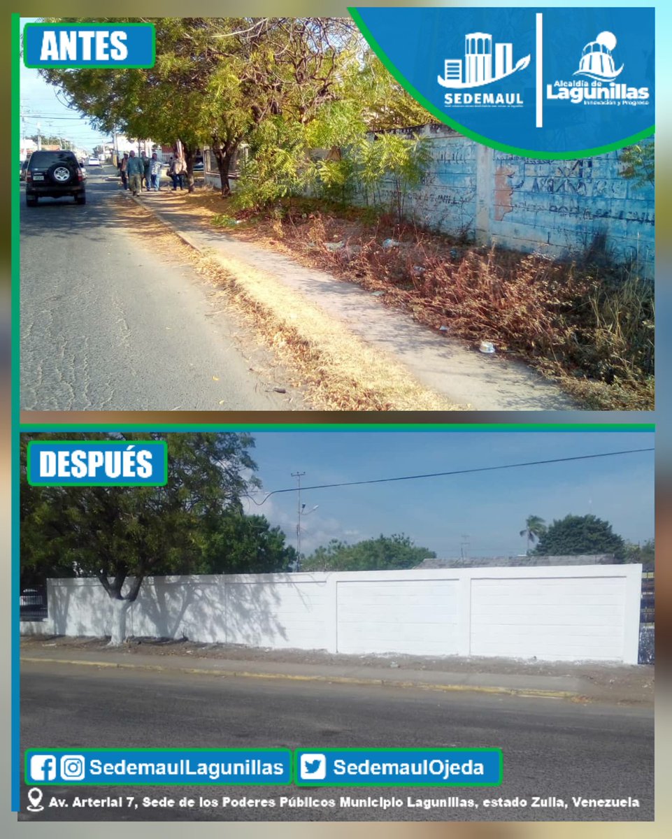 Reiteramos el llamado a mantener los espacios públicos recuperados. Calle Campo Elías.