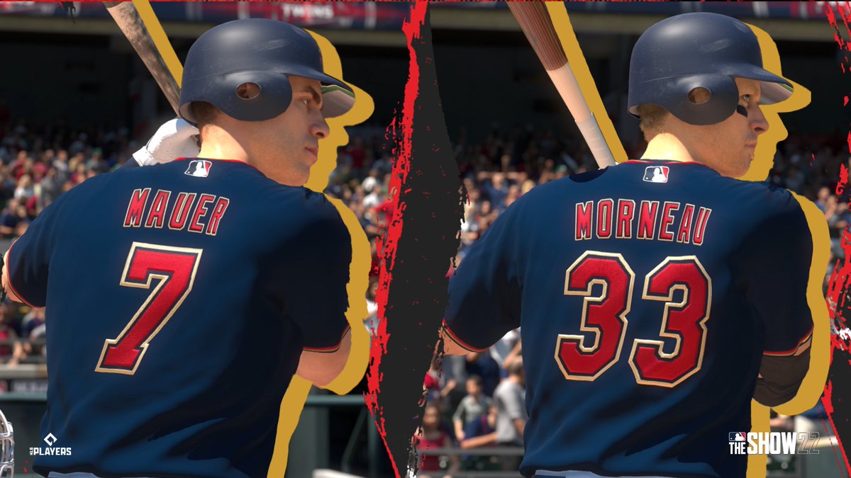 Welcome to The Show Minnesota <a href="/Twins/">Minnesota Twins</a> Legends: Joe Mauer &amp; Justin Morneau! 🔔See them take the field in Co-op mode during today's Feature Premiere at 3 PM PT.
mlbthe.show/twitch 
#MLBTheShow #OwnTheShow