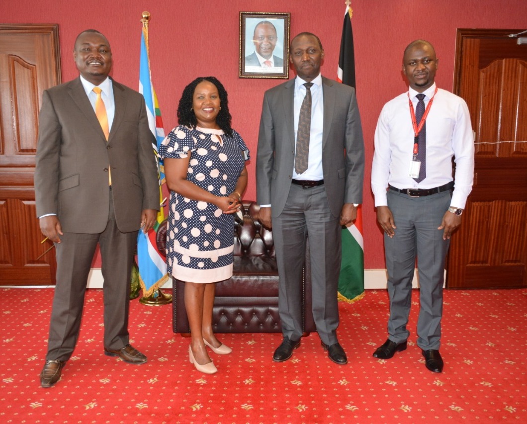 InfoKfcb's tweet photo. @Infokfcb's Management led by the Ag. Chief Executive Officer @ChrisWambua_, today held a meeting with Ms. Latifah Ngunjiri, Group Head of Production, Royal Media Services (RMS). @citizentvkenya @wamalwajl @marcosMasiga @NellyMuluka 
1/2 https://t.co/OuftzMrZUe