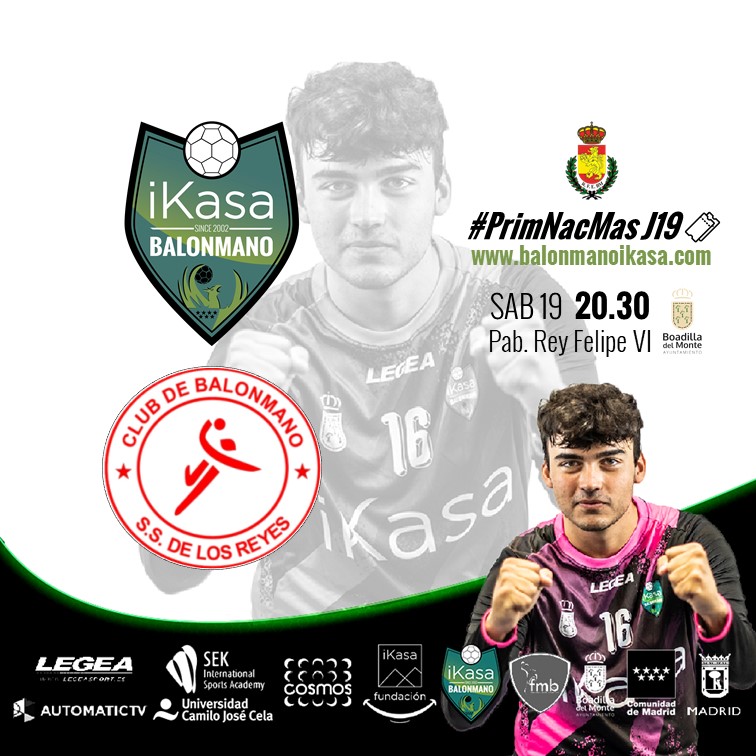 balonmanoikasa's tweet photo. 🟩#𝗣𝗿𝗶𝗺𝗡𝗮𝗰𝗠𝗮𝘀
🏆J.19 @RFEBalonmano Gr.F
📅Sab 19 🕣20:30h
🏟️𝗣𝗮𝗯.𝗥𝗲𝘆 𝗙𝗲𝗹𝗶𝗽𝗲 𝗩𝗜 @Ayto_Boadilla 
🎟️https://t.co/Qcy3MQAy79
🖥️@ATVspain https://t.co/vowwCpDYyW

@balonmanoikasa 🆚 @balonmanosanse 

💥Derbi madrileño💥 @fedmadridbm para este próximo sábado! https://t.co/cV0lHkpItM