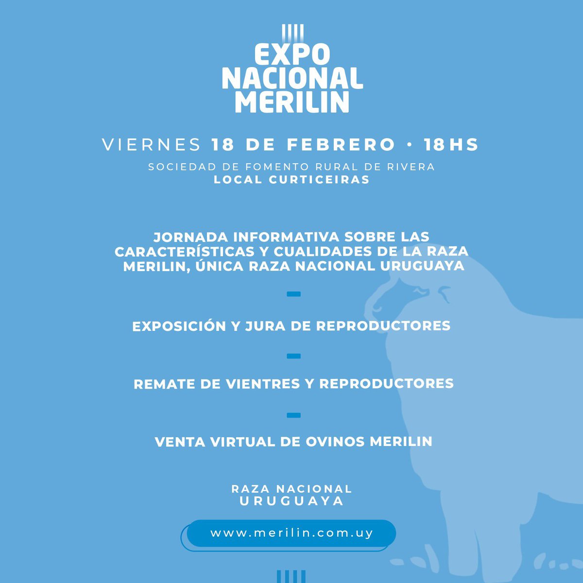escritorioottof's tweet photo. -A SÓLO 2 DÍAS - ¡Expo Nacional Merilin 2022! 📆18 de febrero ⏱ 18 horas - Local Curticeiras, Rivera 👉 Reserve la fecha 👨‍⚖️😉

𝐙𝐚𝐟𝐫𝐚 𝐫𝐞𝐩𝐫𝐨𝐝𝐮𝐜𝐭𝐨𝐫𝐞𝐬 𝐨𝐯𝐢𝐧𝐨𝐬 𝟐𝟎𝟐𝟐 𝐜𝐨𝐧 𝐎𝐭𝐭𝐨 𝐅𝐞𝐫𝐧𝐚́𝐧𝐝𝐞𝐳 - "𝑆𝑒𝑔𝑢𝑟𝑖𝑑𝑎𝑑 𝑦 𝐶𝑜𝑛𝑓𝑖𝑎𝑛𝑧𝑎" - https://t.co/iJJQvMaTzo