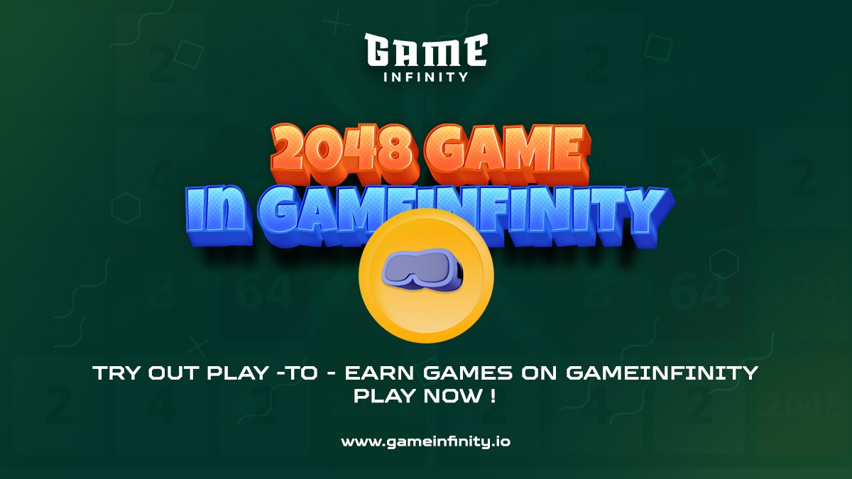 Play ' 2048 Game ' in Web3 on  #GameInfinity and win #Crypto in $GAMEIN 

Connect Wallet and Play 

gameinfinity.io/game/active_ga…