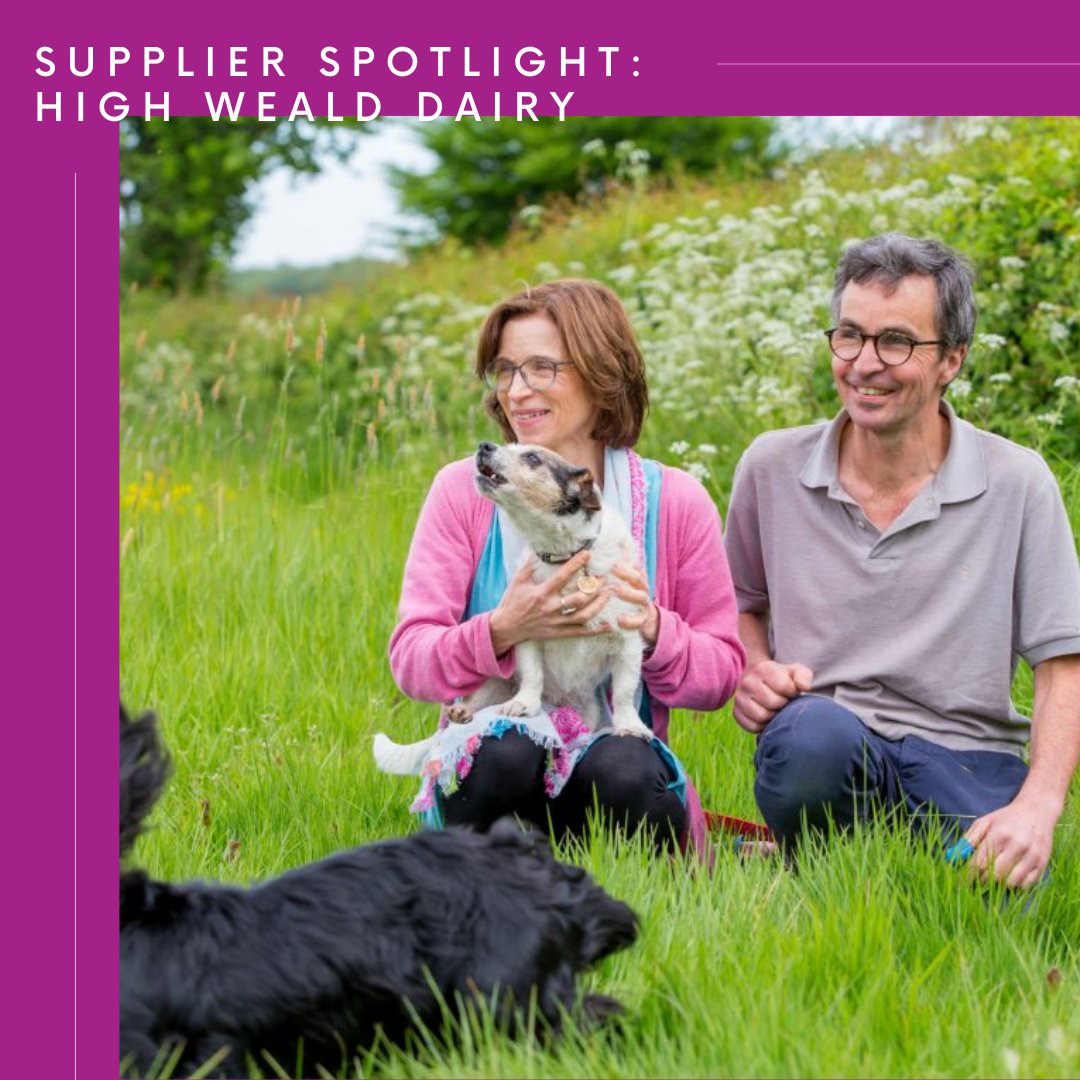 Meet the 'moo' kids on the block: Mark and Sarah Hardy of High Weald Dairy who head up a small team of expert cheesemakers on their West Sussex Farm. Find out more in our latest Supplier Spotlight blog at osolocal2u.com/blogs/news