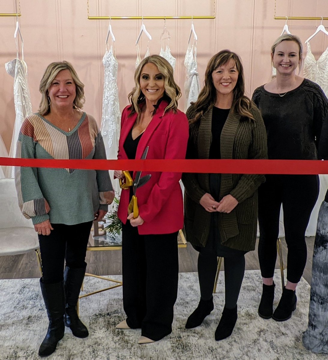 saracullin's tweet photo. Get a look at this new bridal and formal shop we celebrated last night! 👀

📍Bliss Bridal &amp; Formal, 221 Harrison Ave. Harrison, OH

#SmallBusiness #myHarrrisonOH @ShopHarrisonOH #promshopping https://t.co/imoR6OjsJS