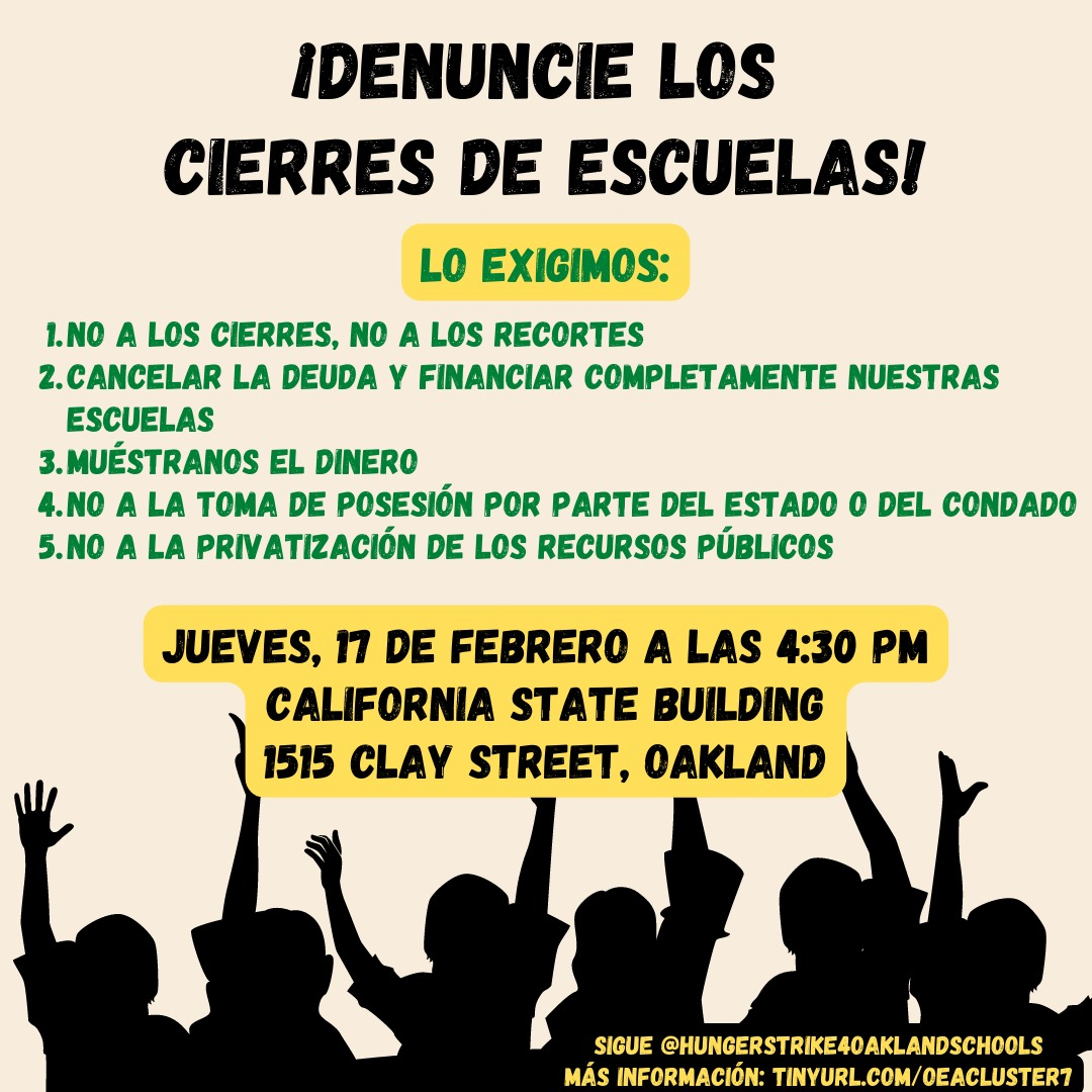 Speak Out Against School Closures on Thursday, Feb. 17 at 4:30 p.m. - mailchi.mp/06e8c5834ce0/s…