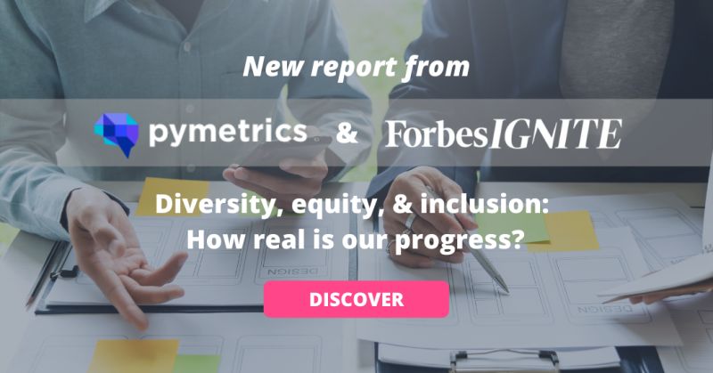 pymetrics's tweet image. Our @ForbesIgnite x pymetrics report brought together powerful groups of C-level HR and talent execs from leading organizations for a candid discussion around DE&amp;amp;I in the workplace with a focus on technology companies. Download to learn more!

pymetrics.ai/resource/diver…