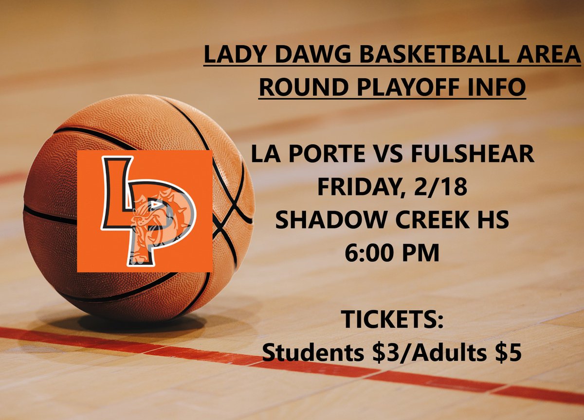 LPLadyDawgsBB's tweet photo. Ticket link will be made available at some point today. #GoDawgs #LPGreatThings @LPISDAthletics https://t.co/1R6b28GMkv