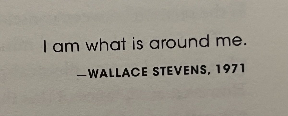 ‘Ben etrafımda olanım.’ Veya ‘Etrafımda ne varsa ben oyum’.