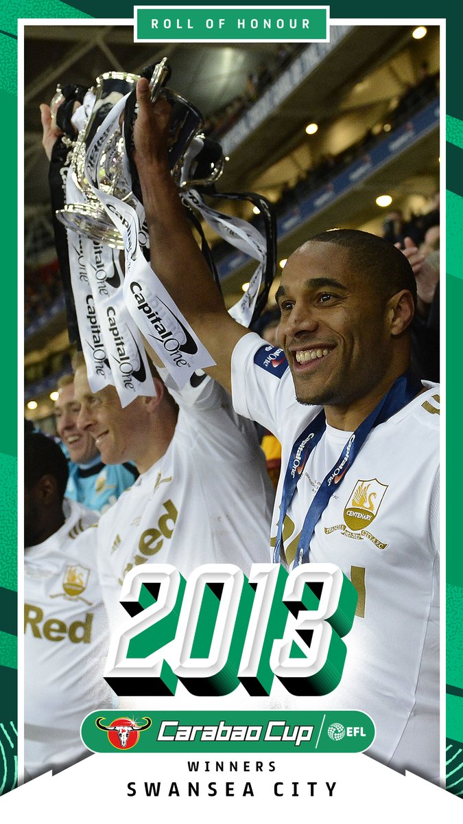 🏆 𝐑𝐨𝐥𝐥 𝐨𝐟 𝐇𝐨𝐧𝐨𝐮𝐫 🏆

2013: <a href="/SwansOfficial/">Swansea City AFC</a> 🦢

#EFL | #CarabaoCup