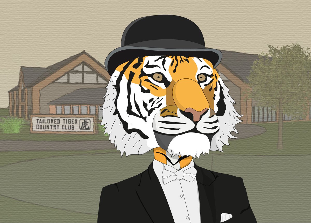 TTCC_ROY's tweet photo. @NFTverse_ Check out the Tailored Tiger Country Club! Planting 1 million trees IRL 🌳, donating 50 thousand USD to save the tiger charities 🐯and lots of rewards and value for holders 💰! The doors to the clubhouse will be opening soon! https://t.co/rpxoro6cex