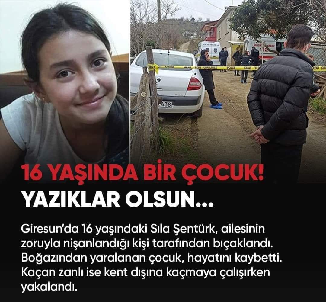#SılaŞentürk
16 yaşında bir çocuk.