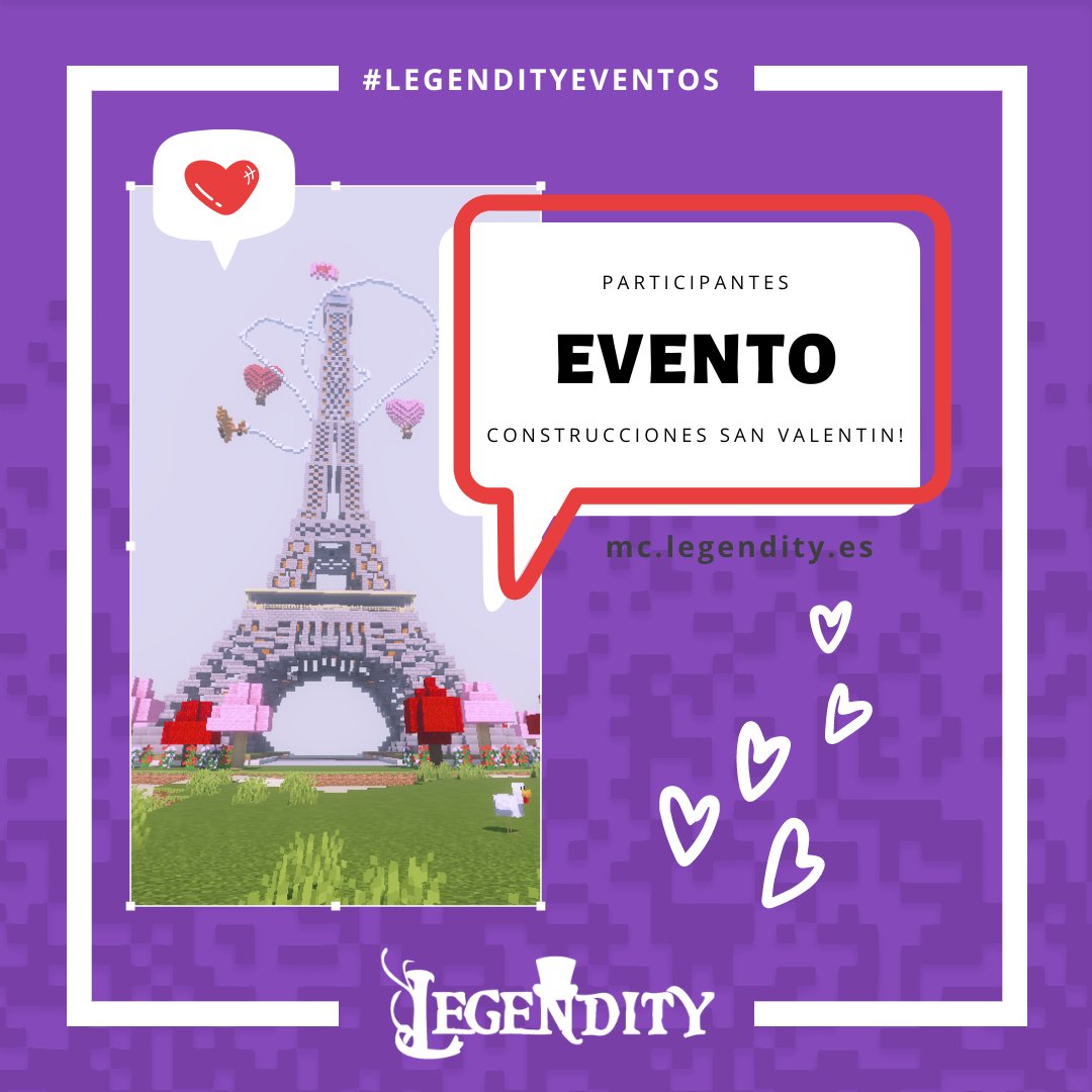 LegendityES's tweet image. 🥰ESTAS SON ALGUNAS DE LAS CONSTRUCCIONES CON TEMATICA DE SAN VALENTIN CONSTRUIDAS POR NUESTROS USUARIOS EN DIFERENTES MODALIDADES DENTRO DE NUESTRO SERVIDOR LEGENDITY ❤️⭐