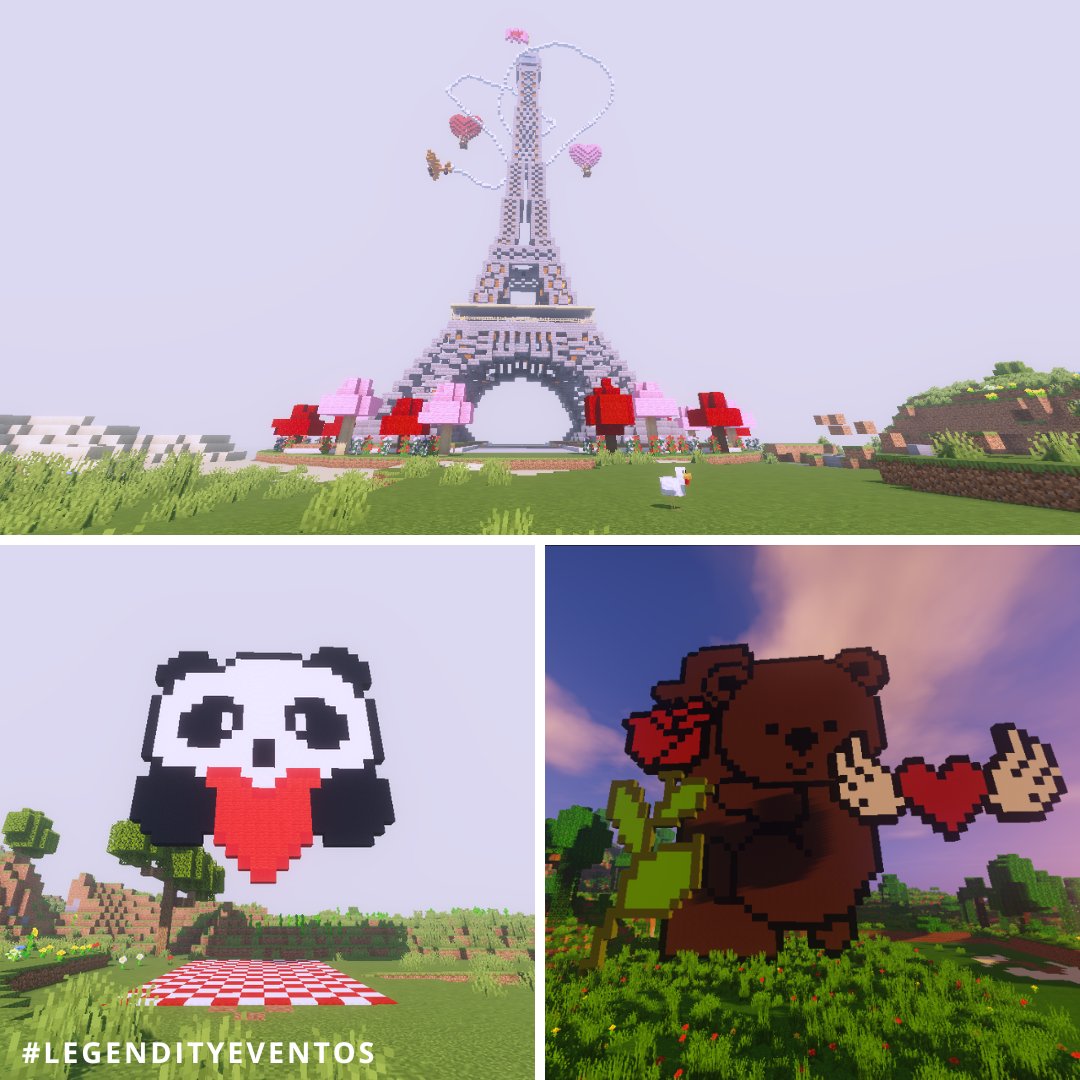 LegendityES's tweet image. 🥰ESTAS SON ALGUNAS DE LAS CONSTRUCCIONES CON TEMATICA DE SAN VALENTIN CONSTRUIDAS POR NUESTROS USUARIOS EN DIFERENTES MODALIDADES DENTRO DE NUESTRO SERVIDOR LEGENDITY ❤️⭐