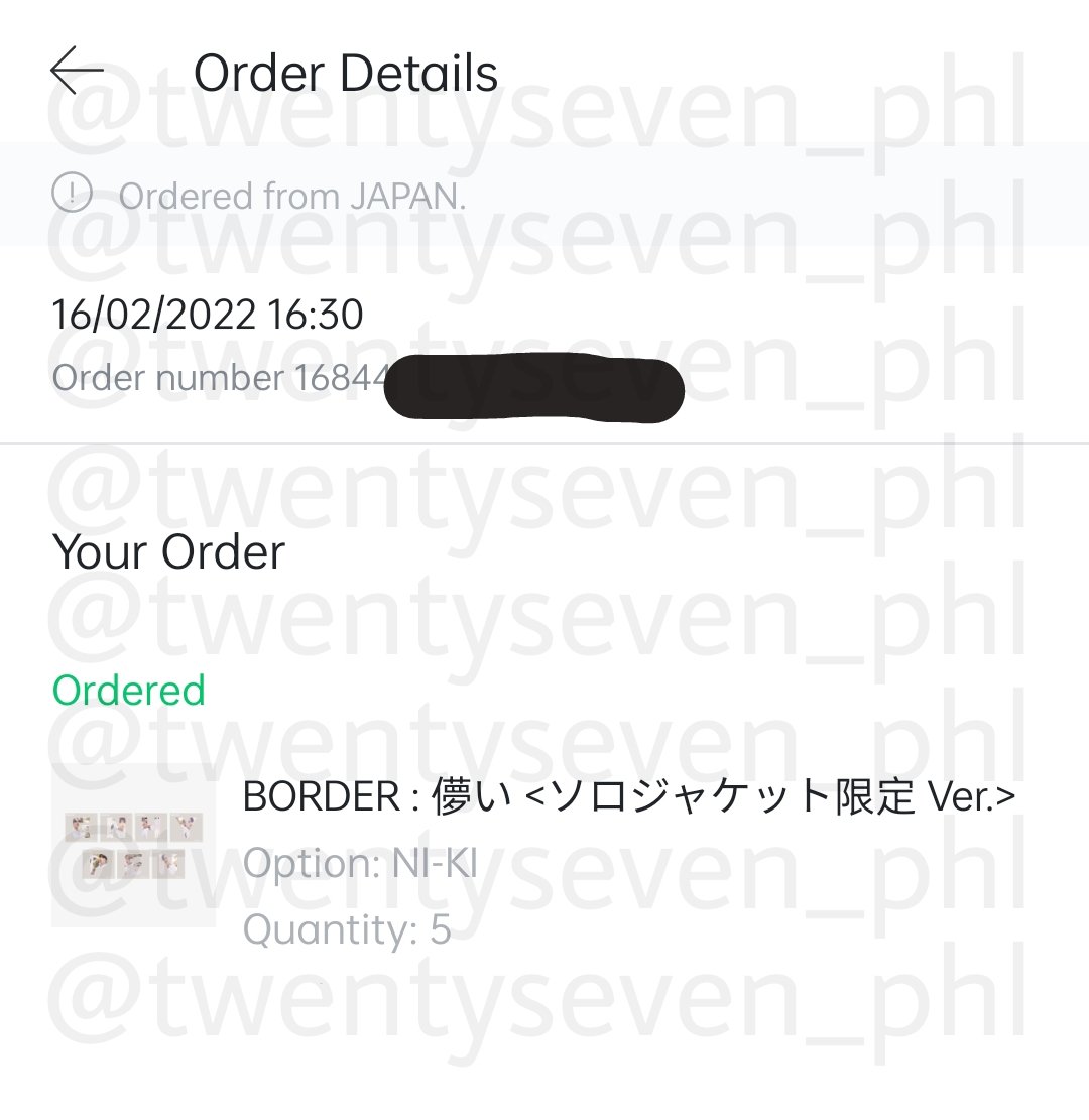 mondaycrumbs's tweet photo. #27_proofs // #27_updates
secured❗
— 5 sealed border:hakanai solo jacket (ni-ki) https://t.co/5tqgvG7i4M