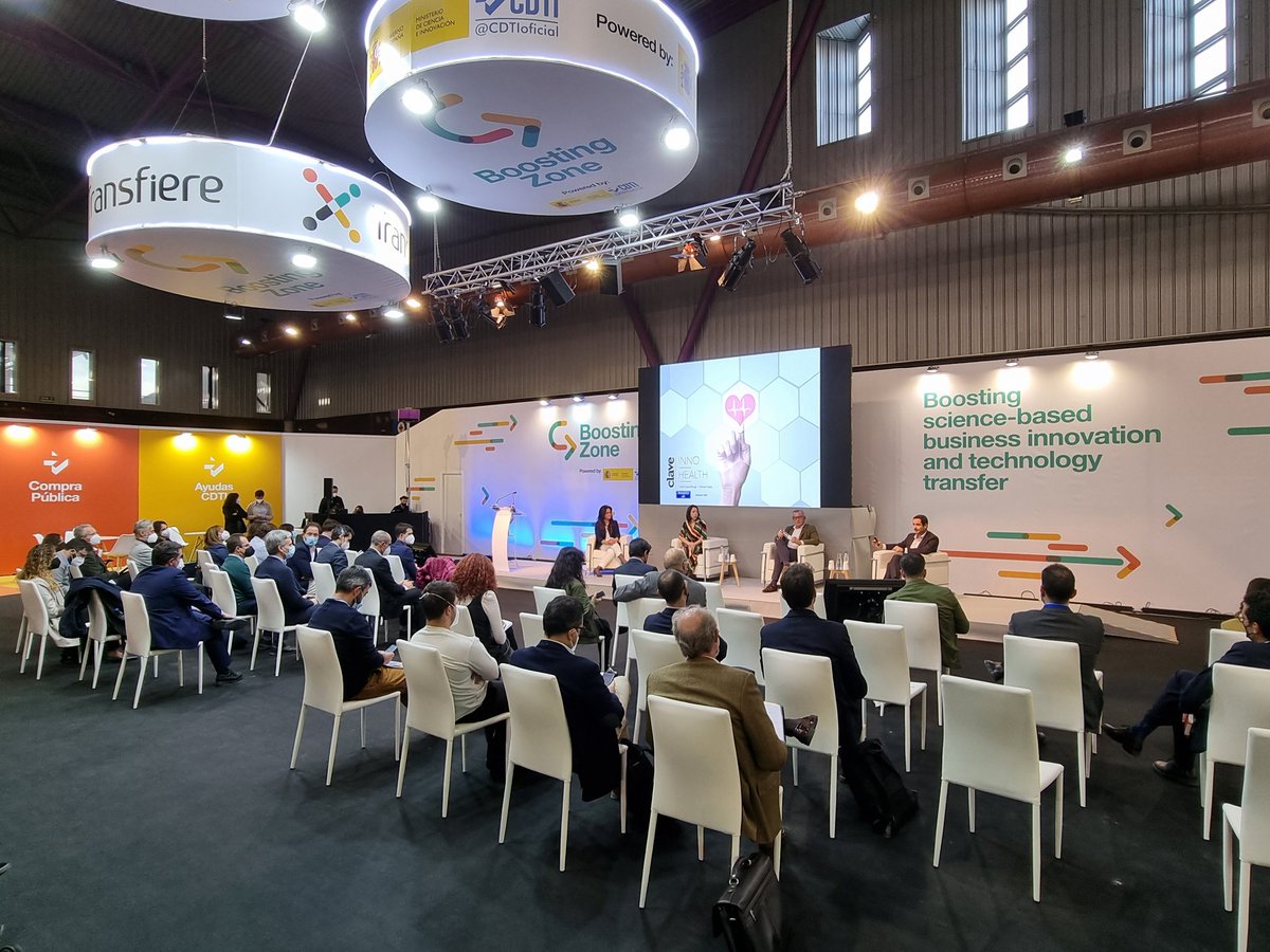 ForoTransfiere's tweet photo. 🗣 Hablando en el #BoostingZone de #Transfiere2022 de los FONDOS DE TRANSFERENCIA INNVIERTE > Colaboración-Público Privada e inversión en ciencia y conocimiento | Con @CDTIoficial @BeAbleCapital @bullnetcapital #ClaveMayor | Espacio impulsado por @CienciaGob y @CDTIoficial https://t.co/nLr4rAeVNJ