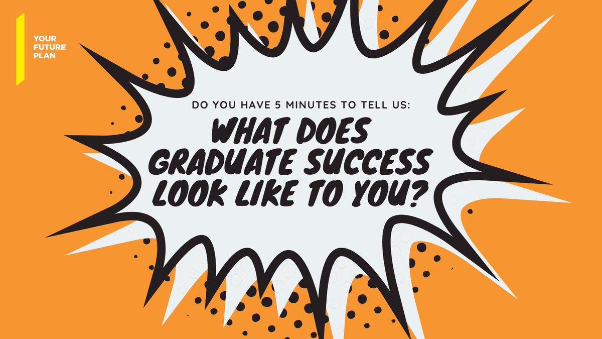 Calling all students and recent grads - could you spare 5 mins to tell us your perceptions about graduate career success and what activities have an impact? If so, we'd LOVE to hear from you through this super quick survey. Thanks for adding your voice! buff.ly/3oUt1iP