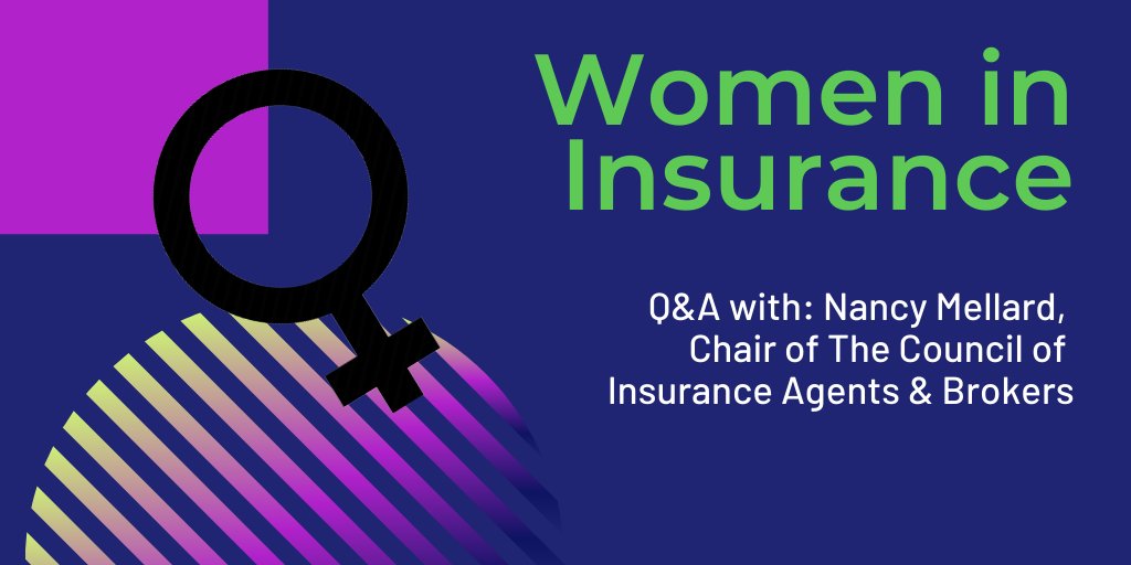 NancyMellard's tweet photo. Thank you to @chiselai for asking me to be part of their "Women in Insurance" series! In this Q&amp;A session, I discuss the important topic of #diversity, equity and inclusion in the insurance industry. #womenininsurance https://t.co/vvORtgUIgq https://t.co/1xI1XQkE1h