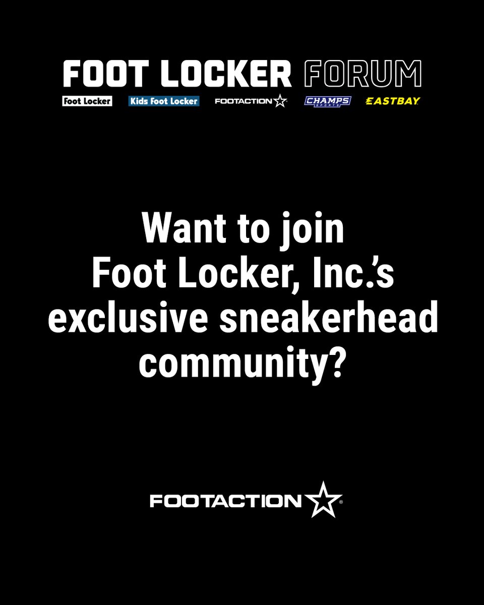 What is the ultimate sneaker grail? The #FootLocker Forum is Foot Locker Inc.’s research community--the place to talk shop & even collect Kicks Coins that can be redeemed for gift cards. Want to tap in? Spots in the forum are limited, so don’t miss out! bit.ly/31X1epD