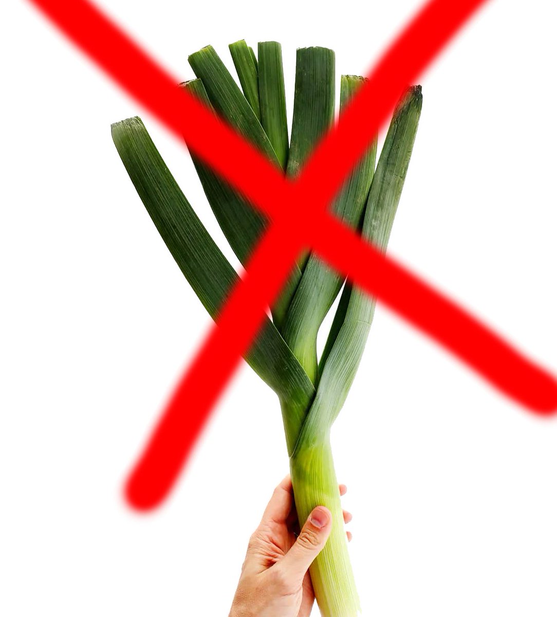 TommoMcCluskey's tweet photo. Leeks must be stopped. #LeekGate #NoLeeks #TerribleVegetable https://t.co/4S4g5H9W0R