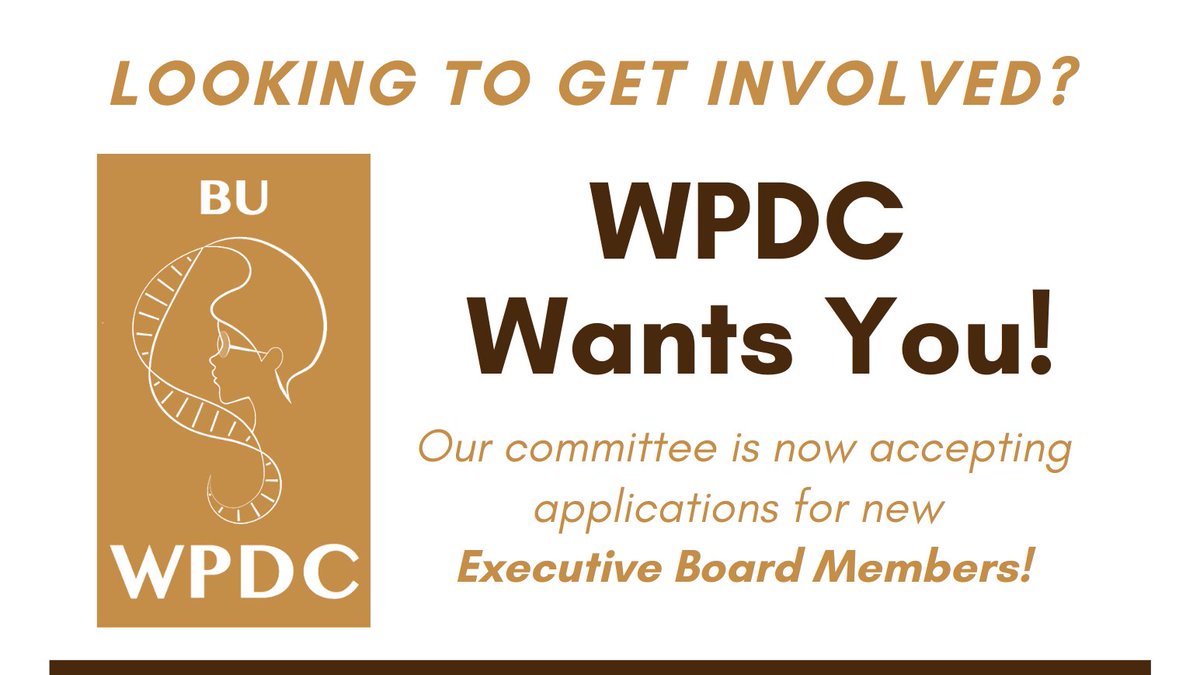 If anyone is interested in joining, please comment below or email us at buwpdc@bu.edu!