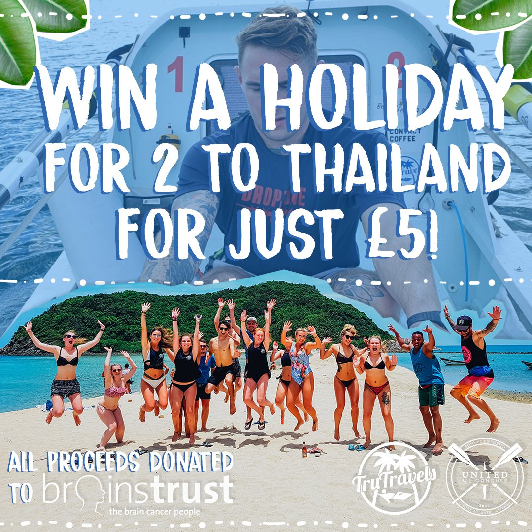 JackJarvisFit's tweet image. Donate £5 to @brainstrust via the link below to be in with a chance for winning a trip of a lifetime for two 👇

raffall.com/289350/enter-r…