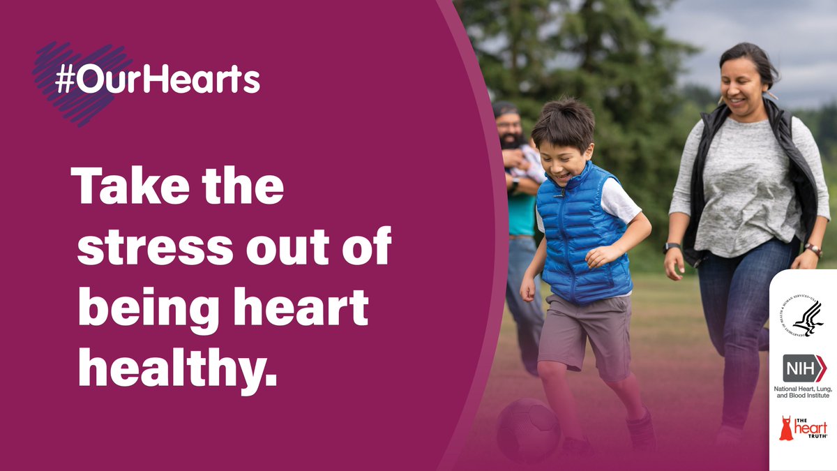 Research has shown that women are twice as likely to suffer from stress and anxiety as men. Thankfully, research has also shown us many ways to reduce stress and keep #OurHearts healthy. Learn more from this fact sheet from @NIH_NHLBI and @TheHeartTruth: nhlbi.nih.gov/health-topics/…