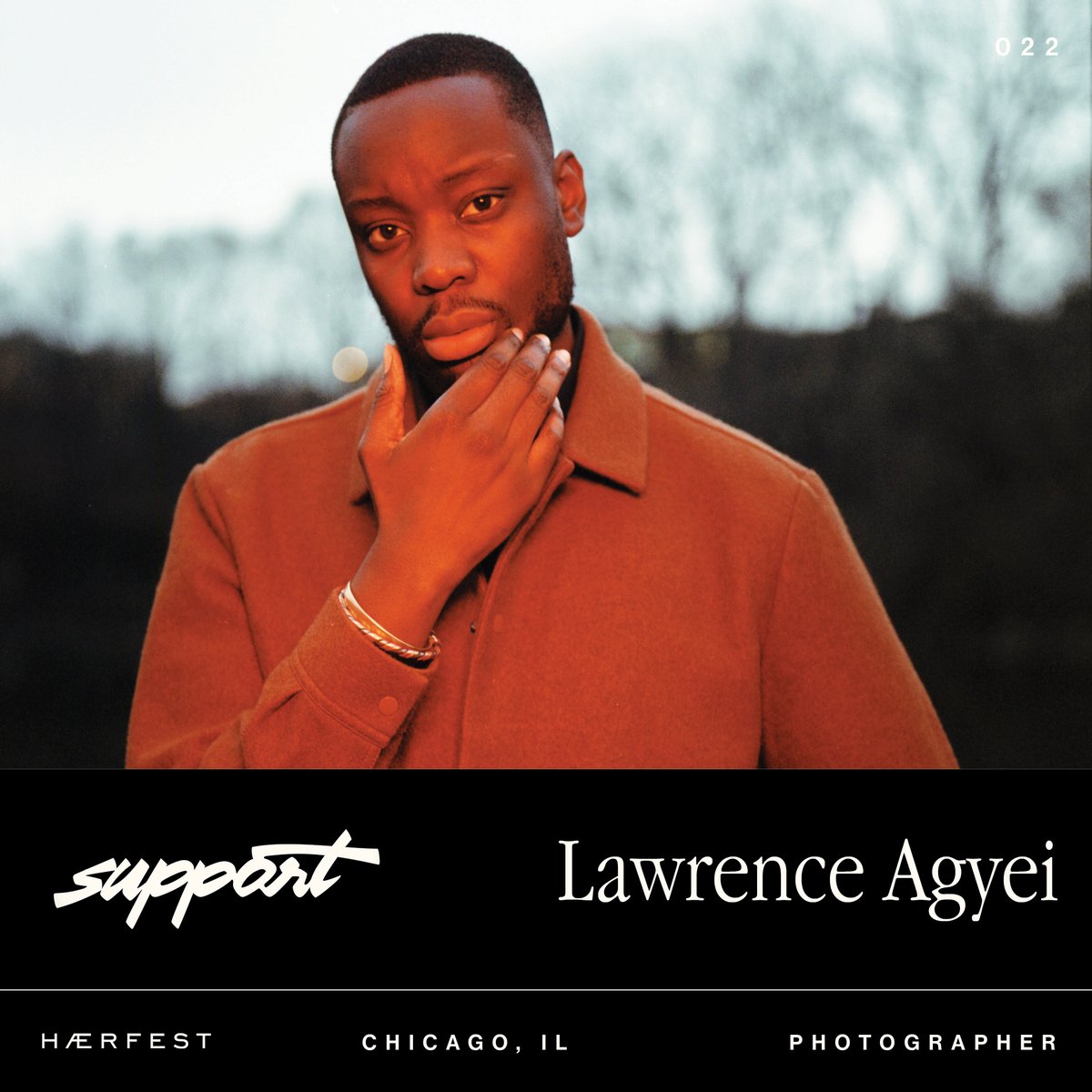 Meet Lawrence (he/him) <a href="/lawagyei/">lawrence agyei</a> - Photographer based in Chicago. For him, photography provides an opportunity to tell stories of the black global experience across the diaspora. He took some time to share with us his work and what Support means to him.

haerfest.com/blogs/explore/…