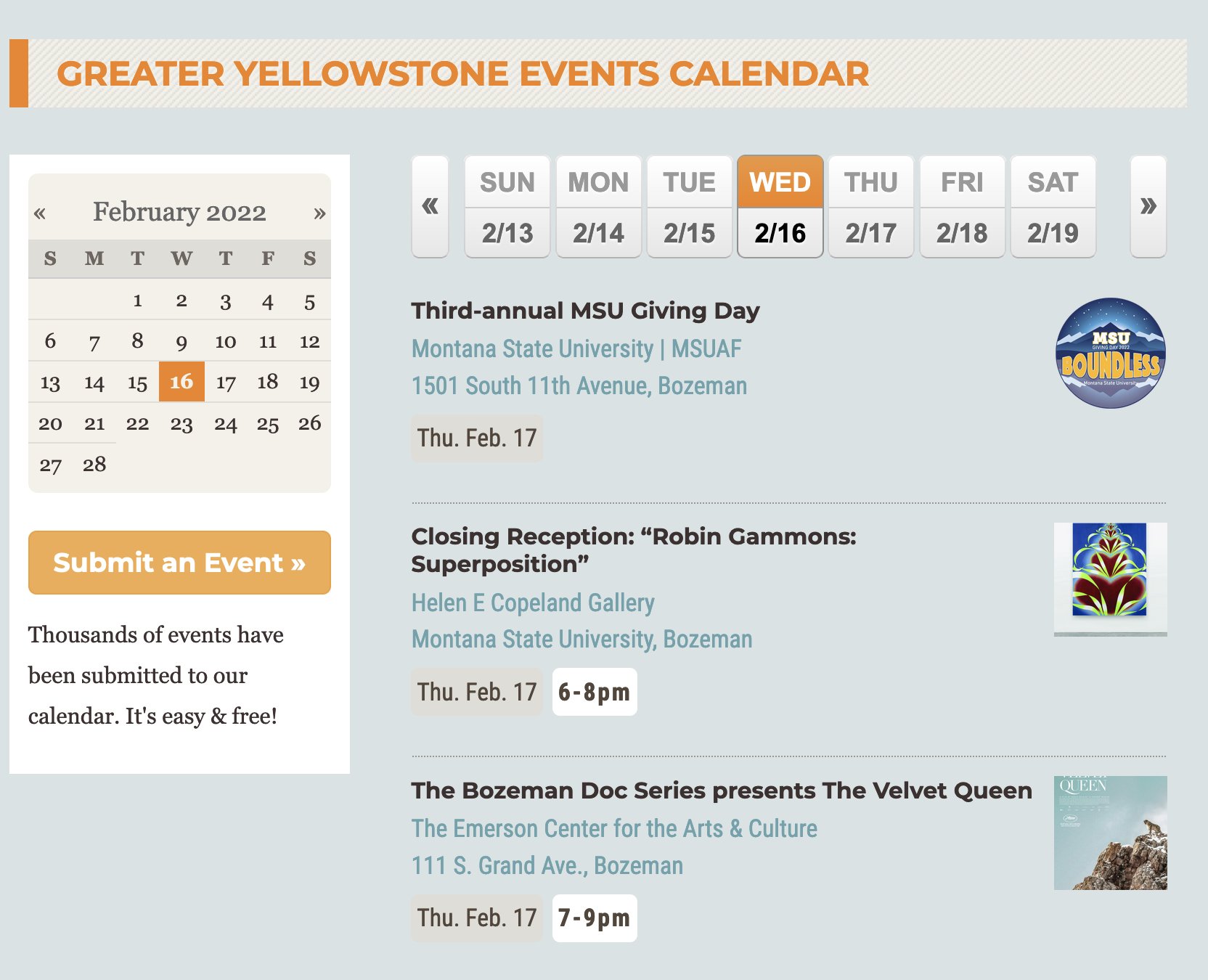 Bozeman Calendar Of Events 2022 Bozeman Magazine (@Bozemag) / Twitter