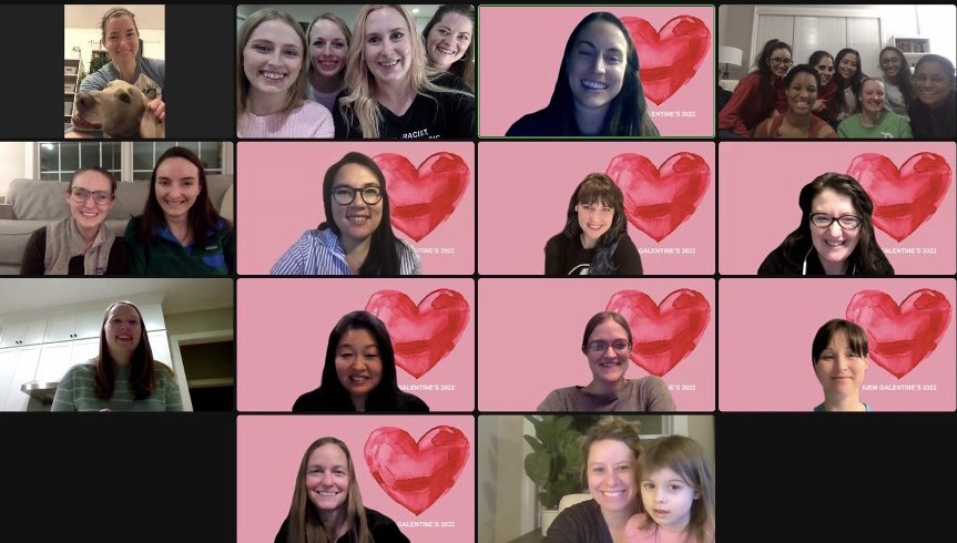 Last night our emergency medicine women’s group had a virtual Galentine’s Day, complete with letters of admiration to each other. My feminist heart is full 💕