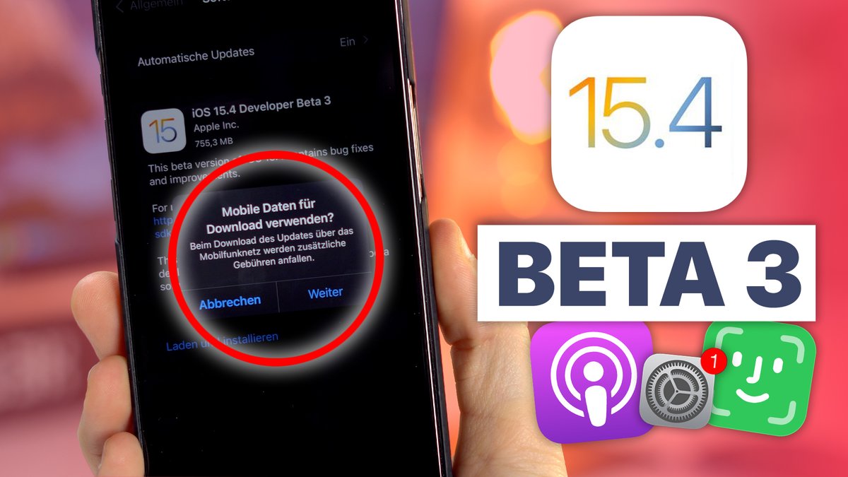 NilsHendrikWelk's tweet image. Mit iOS 15.4 Beta 3 hat Apple erneut eine Beta an Entwickler veröffentlicht📱🚀 Diese beinhaltet einige kleine Änderungen und Verbesserungen💪🏼 Welche genau, zeige ich euch in meinem neuen Video jetzt auf meinem Kanal! ✌🏼😁 #iOS154Beta3 #iOS15Beta 
--&amp;gt; youtu.be/dpOjCeP4yOs