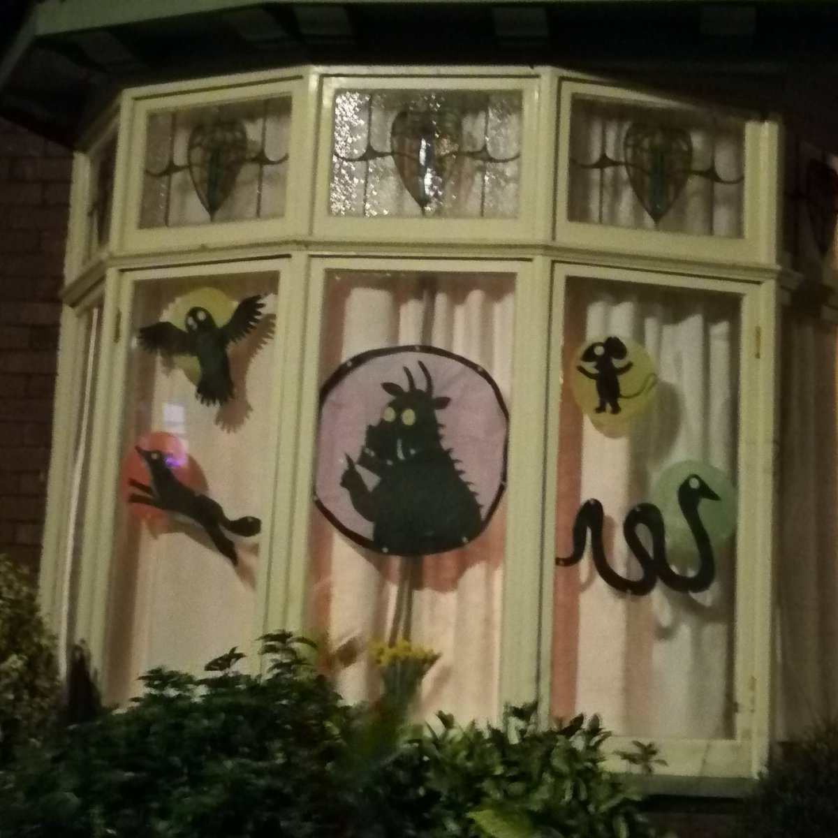 10 DAYS TO GO! There's no such thing as a gruffalo…or is there? You never know what you might meet on a stroll around Window Wonders! #WindowWondersWB #whitleybay #ourwhitleybay #communityart #lovewhereyoulive