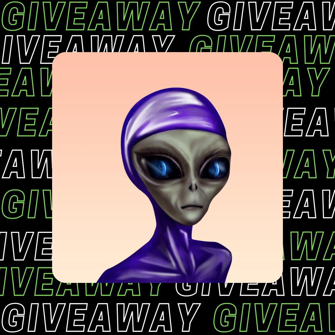 NftsAlien's tweet photo. This is our first super special giveaway! 

How to participate? 

1) Like and RT
2) Follow @NftsAlien 
3) Join Discord (entry into the giveaway channel)
https://t.co/mfzurbP3sg

The winner will be drawn on 02/23/2022

#NFTGiveaway #NFTCommunity #NFT #nftcollector #NFTs #NFTdrop https://t.co/YwRfk9QHkw