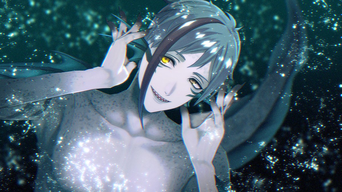 「ウツボでぇす 」|名伏のイラスト