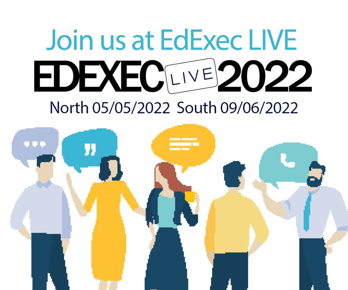 EdExec's tweet photo. Our live events are back for 2022, get the dates in your diaries!Our live events are back for 2022, get the dates in your diaries! https://t.co/kAxmhDtGjw https://t.co/V5C4sIrby3