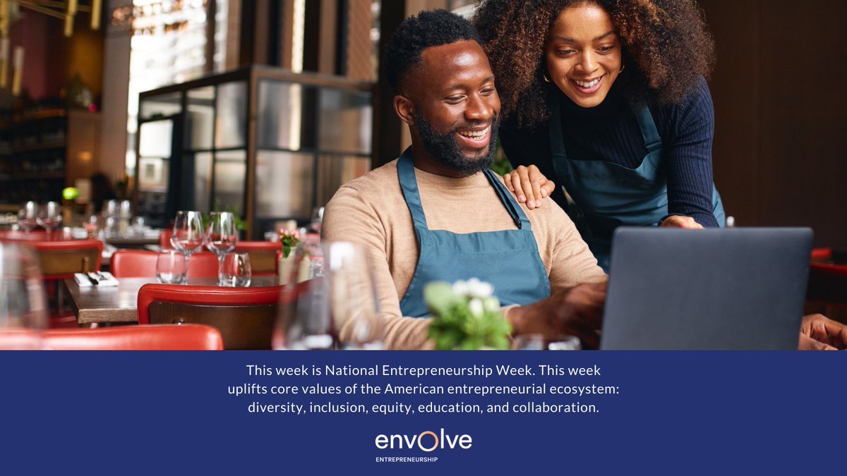 This week is National Entrepreneurship Week. #NatlEshipWeek uplifts core values of the American entrepreneurial ecosystem: diversity, inclusion, equity, education &amp; collaboration. Check out this to see the virtual events that are happening this week! bit.ly/MBDAEvents
