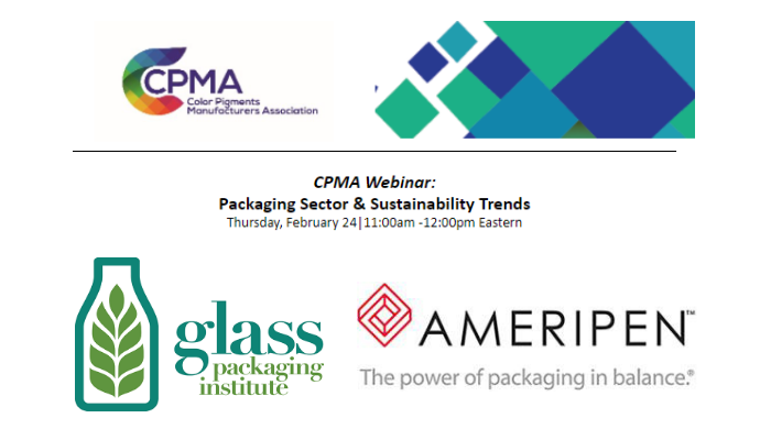 cpma_pigments's tweet photo. Join CPMA's webinar on Thurs, 2/24, for a look at current activities + trends in the #packaging sector that are impacting the color #pigments value chain!
Panel experts from @AMERIPEN + @ChooseGlass lead the discussion - register now: https://t.co/JKpSxuAECJ…
#ConnectwithColor https://t.co/vrRtgi6ZEt