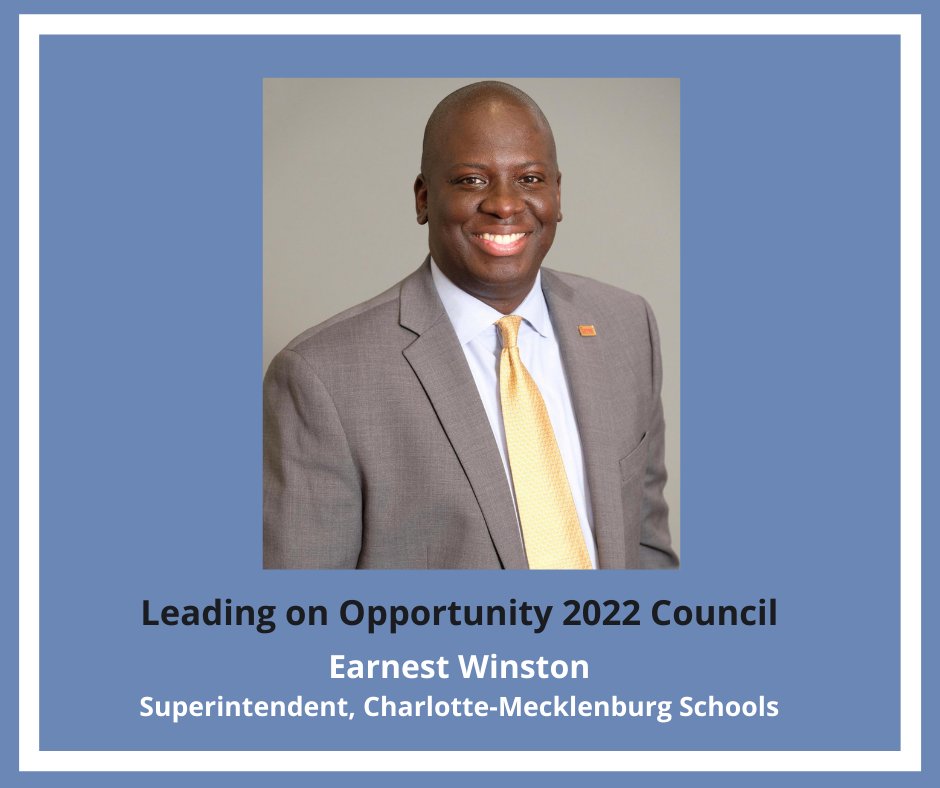 OpportunityCLT's tweet image. @CharMeckSchools Superintendent Earnest Winston deserves kudos for leading our school system during a pandemic. An 18-year veteran of CMS, Earnest is a key member of our @OpportunityCLT council and provides resources to support our College and Career Readiness efforts. 👏🏾 #BHM