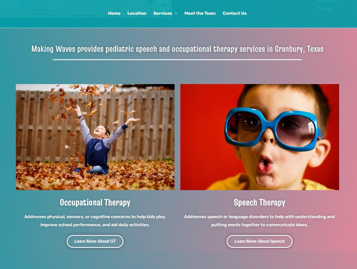 makingwavesptc's tweet image. Check out our website for information about how Speech and Occupational Therapy can help your child thrive! 🌟
.
.
#makingwaves #thrivingkiddos #speechtherapy #occupationaltherapy #milestones #mwptc