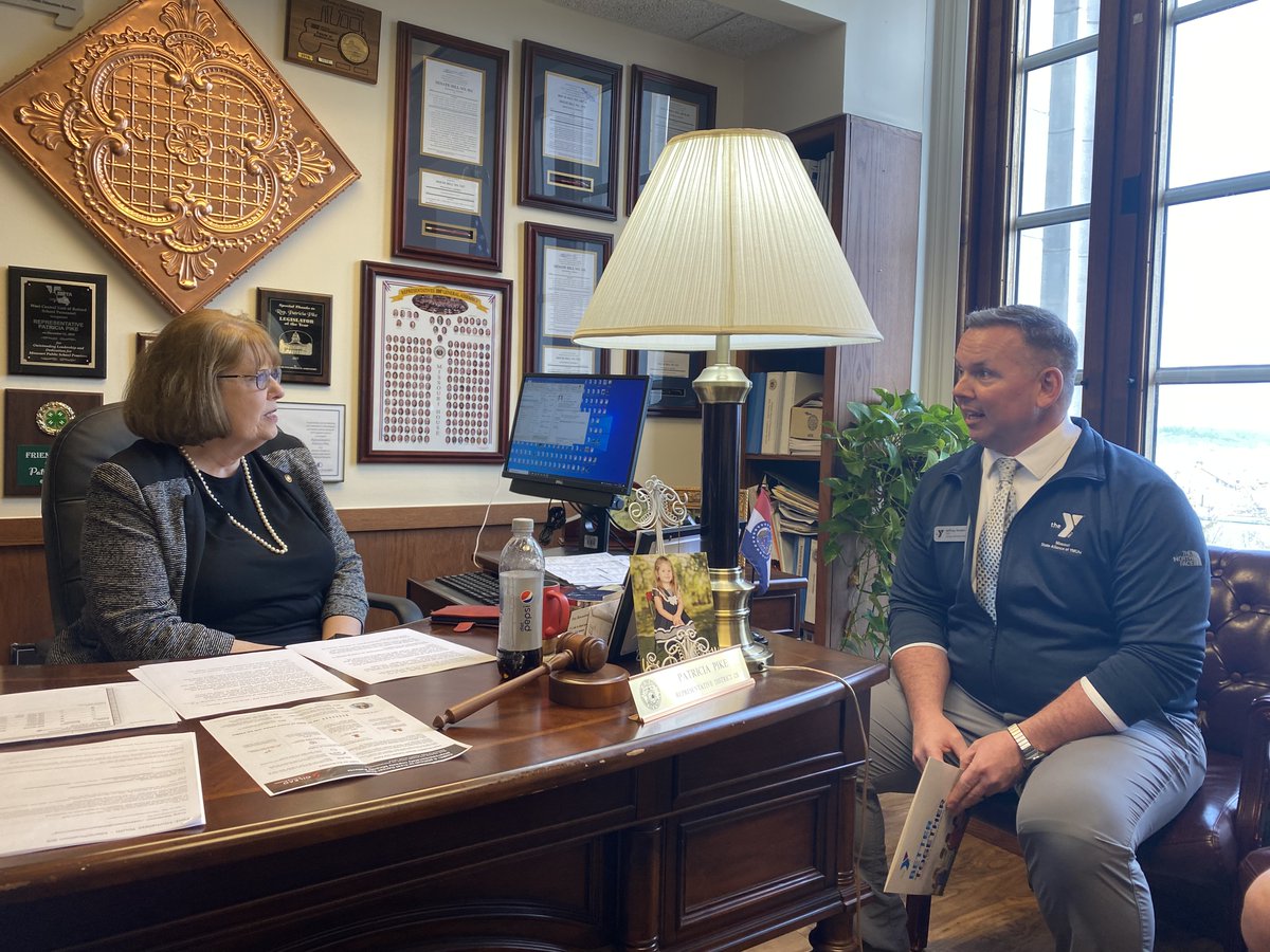 Thank you Rep. Patricia Pike &amp; Speaker <a href="/RobVescovo/">Rob Vescovo</a> for honoring Osage Prairie YMCA Jeff Snyder for his work in Nevada feeding kids. Since March 2020, his Y has fed 2000+ kids per week, and  served over 2.5 million meals! <a href="/YMCAadvocacy/">YMCA Government Relations</a> #NoKidHungry #theYfeedskids