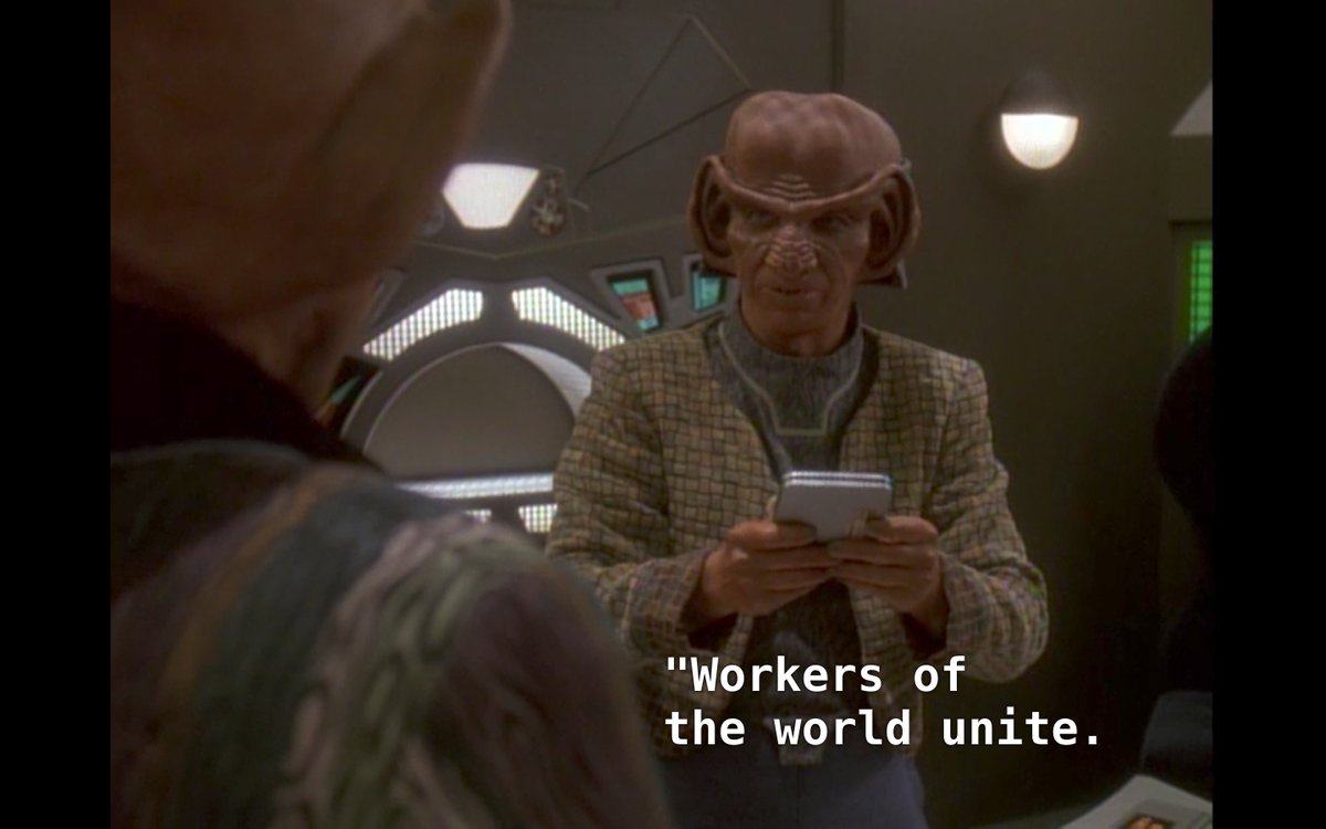 AskKayleeFrye's tweet photo. CALL FOR PANELISTS at @startrekmission Chicago! (April 8-10)

Deadline: Feb 19

Panel title: Workers of the World, Unite! Unionizing in Star Trek and Your Workplace (1/4) https://t.co/sDk0l6XZlB