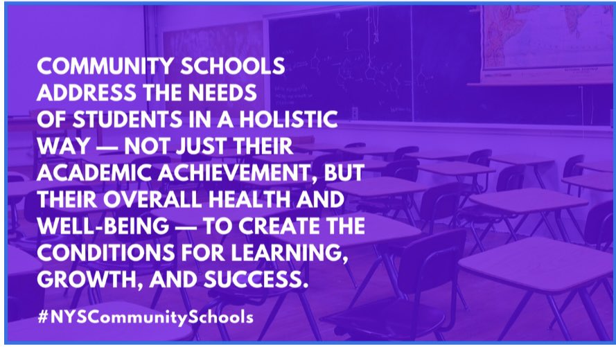 Proud to be a part of #NYSCommunitySchools! @GovKathyHochul please fully fund Community Schools! @GreeceCentral @GCSDsuper