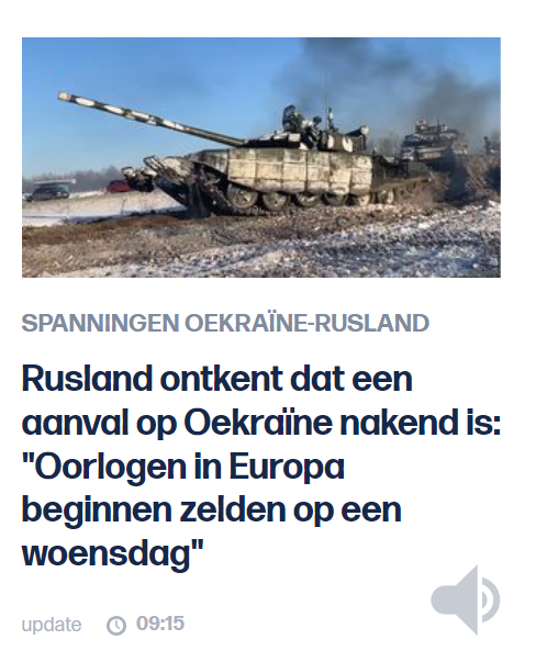 Goed, want ik ben volgende week woensdag jarig.